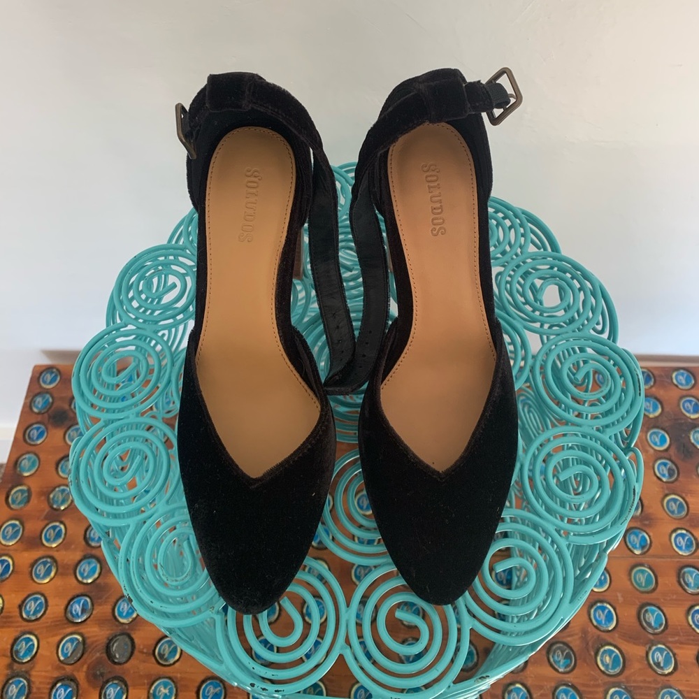 Soludos Velvet Collette Heel